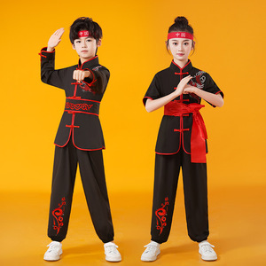 Abbigliamento unisex lungo per arti marziali, per bambini, per batteria, combattimento, allenamento in palestra, tute da competizione - Product Image 3