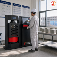 Máquina de Ensayo de Compresión para Concreto 1000-3000kN, Electrohidráulica Servo Totalmente Automática para Pruebas de Cemento