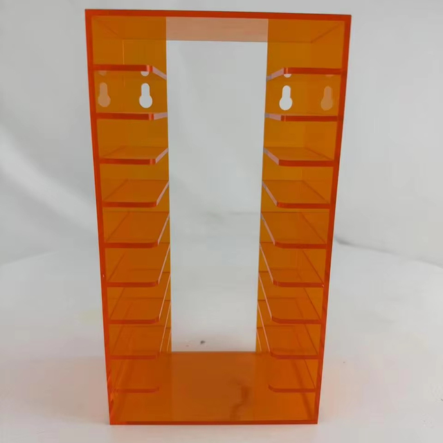Wholesale Acrylic Cassette Tape Storage Rack Desktop Retro Audio Tape Organizer Boxes Custom Acrylic Cassette Tape Holder