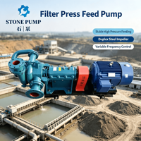 Zentrifugal-Filterpressen-Zuführpumpe Hochdruck-Schlammzuführpumpe für Bergbau-Abwasserfilterpressen Trockenstapel-Entladung