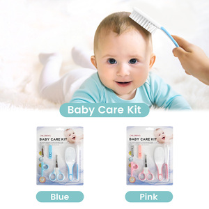 Kit de cuidado para bebés, kit de aseo para recién nacidos con cortaúñas, tijeras, cepillo para el cabello, juego seguro para el cuidado de la salud y el cuidado del bebé para bebés - Product Image 2