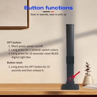 Barre lumineuse LED numérique Smart Home WLED-GL-LB-003 application/télécommande, MQTT/assistant domestique/compatible Alexa