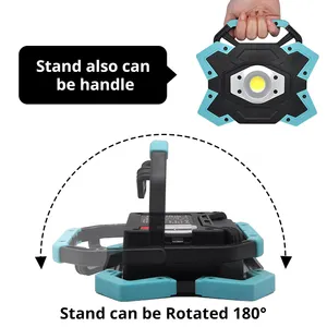 Nuovo 20W portatile Super luminoso 2000 Lumen torcia torcia USB emergenza Power Bank COB ricaricabile led worklight