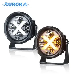 Neuankömmling AURORA 4 Zoll 20W Auto LED Arbeit Offroad Spot Flutlicht LKW Runde LED Fahr licht