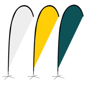 Promotionele Reclame Op Maat Gemaakte Vlaggenmast Pride Veer Vlag Traanvlaggen Strandvlaggen - Product Image 6