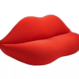 Современная мебель для дома в гостиную, привлекательный красный диван в форме губ