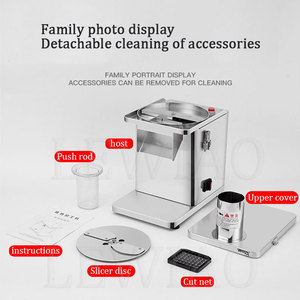 Khoai Tây dicing Máy cắt rau Cube cắt táo hành tây trái cây Chopper Dicer Rau Máy cắt - Product Image 5