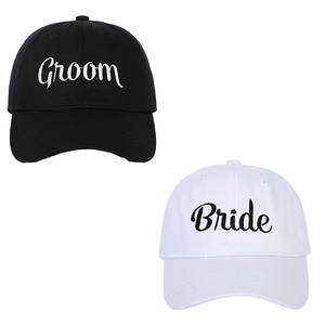 Go Party addio al nubilato al nubilato da nubilato con cappello da sposa con lettera dello sposo cappelli da festa ricamati cappelli da Baseball per donna uomo - Product Image 1