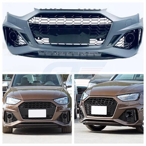 Pare-chocs avant style <span class=keywords><strong>RS5</strong></span> avec calandre en matériau PP compatible avec <span class=keywords><strong>Audi</strong></span> A5 2018-2020 - Product Image 6
