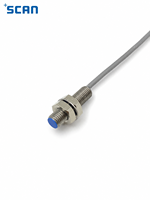 SCAN M8 Sensor Proximitas Induktif Silindris 1.5mm NPN Normal Terbuka 5-36V DC 2kHz IP67 Terproteksi