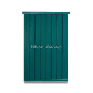 Contenitore di spedizione in acciaio pieghevole Design moderno prefabbricato Flat Pack negozi all'aperto e garage con spedizione a basso costo - Product Image 3