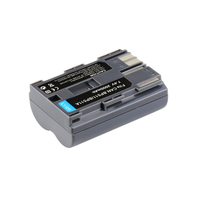 BP-511 2000mAh Camera Battery for Canon EOS 5D/20D/30D CE RoHS Certified Stock 12-Month Warranty Wholesale Bulk 0-Cycle Full