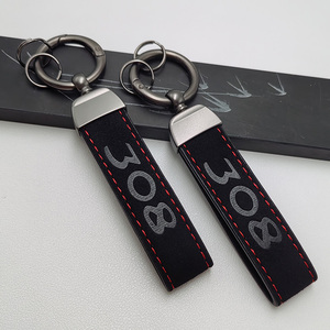 <span class=keywords><strong>Porte</strong></span>-clés en cuir suédé avec logo de voiture pour BMW M Sport Audi S Line Mercedes AMG VW <span class=keywords><strong>GTI</strong></span> Toyota Nissan Peugeot Hyundai Honda Accessoires - Product Image 1