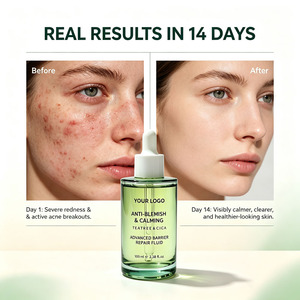 Suero de Árbol de Té y Cica de Marca Privada, Anti-Imperfecciones, con Extracto de Centella Asiática para Piel Propensa al Acné, OEM - Product Image 4