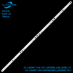 Bande de lampe de rétroéclairage TV LED/ZM3 YHF-4C-LB4008-YH3/HR2 bandes LED - Product Image 2