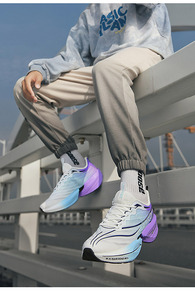 Factory Wholesale 8PRO Men's Marathon Running Shoes Lightweight Breathable Custom Logo Outdoor Professional Sneakers Promotion - Product Image 4