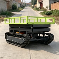 Minipala frontale elettrica con motore Yuchai, telaio cingolato, grande capacità idraulica, veicolo da trasporto per frutteti e tutti i terreni