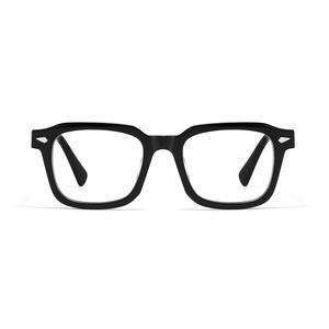 Monture de lunettes carrée en acétate, bordure de 4 mm, unisexe, monture complète, verres remplaçables, fabriqué à Danyang - Product Image 3