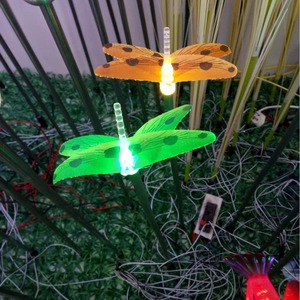 Solar Powered Dragonfly Lawn <b>Light</b> 5x80cm <b>LED</b> Water Resistant Outdoor Garden Decoration - Product Image 1
