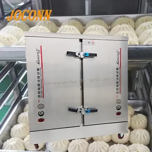 Vaporera eléctrica <span class=keywords><strong>de</strong></span> acero inoxidable para arroz, 12 bandejas, carro para cocinar al vapor <span class=keywords><strong>de</strong></span> arroz, 50 kg, para hacer bolas <span class=keywords><strong>de</strong></span> masa hervida, armario para la venta - Product Image 1