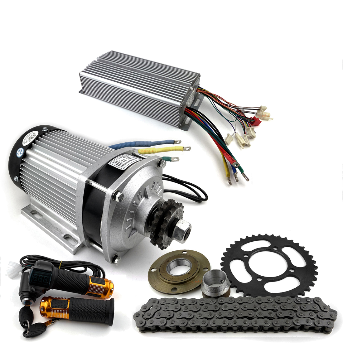 Kit de motor de triciclo 60V 1800W con controlador sin escobillas