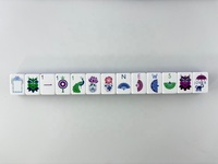 Juego de Mahjong Americano de 160 Piezas en Morado Vibrante, Fichas Acrílicas de 4 Capas, Portátil, Entretenimiento de Póker Profesional, Regla NMJL
