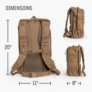 Échantillon Gratuit Sac à Dos Tactique Personnalisé et Durable pour Couches et Articles de Bébé, pour Voyage en Extérieur, Sac à Dos de Papa pour Couches et Bébé - Product Image 5