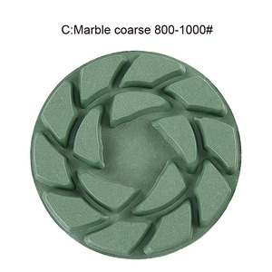 Disques de polissage diamantés humides de 100 mm, disques abrasifs <span class=keywords><strong>pour</strong></span> le ponçage du marbre, du béton, du terrazzo, des pierres, disques de meulage, outil de polissage de sol - Product Image 4