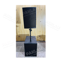 Subwoofer Pasivo para Exteriores Paklam Audio de 18 Pulgadas y 1600 W de Potencia Máxima, Sistema de Subwoofer Activo con Graves Potentes, Sistema de Sonido de Audio