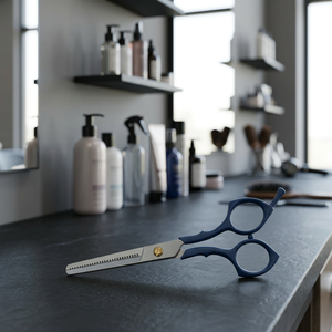 Ciseaux à cheveux Obexa en acier inoxydable 6CR13, tranchants, moyens, avec manche en plastique, pour la coupe des cheveux, pour salon de coiffure, hommes, femmes, enfants - Product Image 2