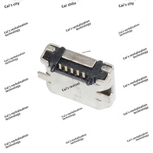 Conector USB Directo de Fábrica Revitalization Factory, Placa SMT <span class=keywords><strong>Micro5Pin</strong></span>, Conector Plano de Montaje Completo para Placa Base, China - Product Image 4
