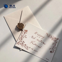 Carte Cadeau Minimaliste avec Croquis de Rose, Carte Élégante en Forme d'Arche 'Meilleurs Vœux' avec Impression Offset sur Papier Couché pour Bouquet