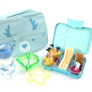 Alta qualità conveniente resistenza alle alte temperature ABS shell tritan PP TPE light green lunchbox bento lunch box bento box bento box