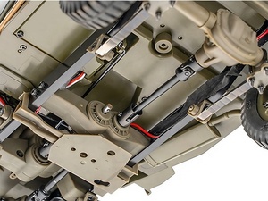 ROCHobby FMS 1941 Willys MB Scaler 1:12 Jeeps RTR 2.4G Radio <span class=keywords><strong>4X4</strong></span> Système d'éclairage LED Télécommande RC Crawler Véhicule Jouet - Product Image 5