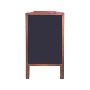 Bar e ristorante promozionale 80*100cm <span class=keywords><strong>blu</strong></span> nero in legno un telaio in piedi doppio lato <span class=keywords><strong>lavagna</strong></span> - Product Image 4