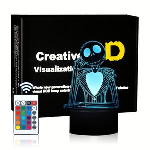 Lámpara LED 3D Personalizada de Genshin Impact, Luz Nocturna de Navidad, Nueva Base de Acrílico para Mesa o Escritorio, Lámparas para Decoración de Habitación Infantil - Product Image 1