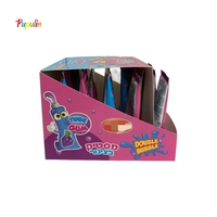Gomme à bulles liquide en tube avec chewing-gum en forme de dentifrice pour saveur fruitée raisin fraise pastèque confiture bonbons