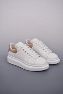 Chaussures de sport pour hommes en cuir véritable, design original haut de gamme, chaussures de skate décontractées à semelle plate pour l'extérieur - Product Image 3