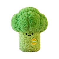 Groothandel 8-inch speelgoed superzachte pluche fruit groente schattig realistisch bruiloft gooi- en grijpmachine geborduurd stressverlichting