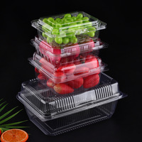 Automatische PET fruitdoos maakmachine, multi-station thermoformmachine voor aardbeien clamshells