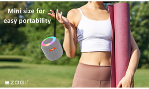 Âm nhạc RGB LED ánh sáng Stereo màu xanh răng ngoài trời Powered không dây <span class=keywords><strong>mini</strong></span> chơi game di động bluetooths Loa - Product Image 5