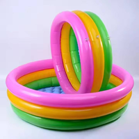 Piscine gonflable arc-en-ciel pour bébé, piscine pour tout-petits en PVC épais, centre de jeux aquatiques pour enfants, piscine à balles intérieure et extérieure, vente en gros