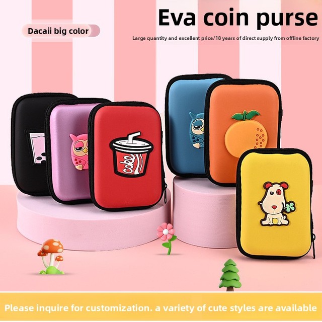Cartoon EVA Case Digital Camera Storage Bag Cable & Charger Organizer Headphone Pouch Coin Purse Waterproof Ultra-Lightweight