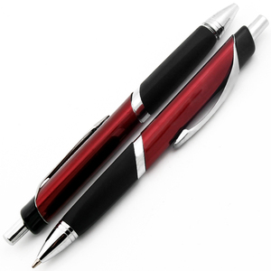 ปากกาลูกลื่นโลหะทรงสามเหลี่ยมขายดี พร้อมโลโก้ปรับแต่งได้ ใช้ไส้ปากกา Parker หมึกดำ/น้ำเงิน สำหรับโปรโมชั่น - Product Image 1