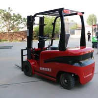 Forklift Listrik Artikulasi 4x4 Kustomisasi China, Kapasitas 3000kg Model CPD-35, Baterai Asam Timbal, Medan Berat
