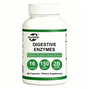 Capsule de Complément Alimentaire en Composé Organique, Enzymes Digestives, Mélange de Probiotiques et Prébiotiques à Base de Plantes, Capsule Dure, Vente en Gros OEM ODM Usine - Product Image 1