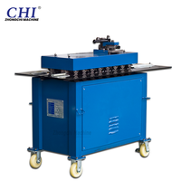 Machine de formage de serrures électriques pour tuyaux CVC et tôles, formage de serrures Pittsburgh avec moteur 1,5 kW