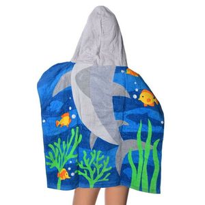 I bambini Bambino Con Cappuccio Poncho Asciugamani Bello Sea-Piscina Spiaggia Telo <span class=keywords><strong>da</strong></span> bagno - Product Image 6
