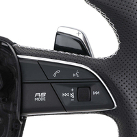 Volant en fibre de carbone personnalisé style RS semi-perforé pour AUDI A7 Q5L Q3 Q5 Q7 Q8 RSQ3 RSQ5 RSQ7 RSQ8 B9 B8