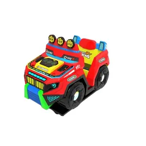 Newest Children's Rocking Car Game Indoor Amusement Fiberglass Kiddie Ride Coin Operated Arcade Game Machine